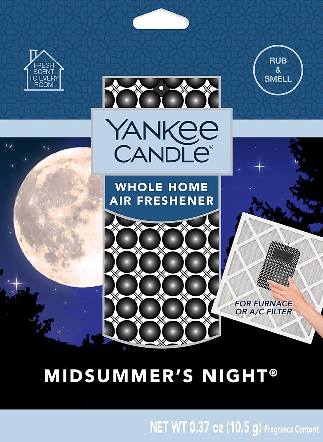 Yankee Candle Whole Home Air Freshener Variety Pack (Midsummer's Night, Dried Lavender & Oak, Sage Citrus, & Pink Sands) (1ea / Pack of 4)