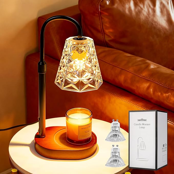 Candle Warmer Lamp with Timer, Birthday Gifts for Women Mom, House Warming Gifts New Home, Wax Melt Warmer for Scented Jar