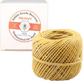 MILIVIXAY Thick Hemp Wick with Natural Beeswax Coating, Edible Grade Beeswax, 200 FT Spool, Thick Size (2.0mm),Unbleached, Un-dyed and 100% Organic, Perfect Alternative to Butane Lighters and Matches.