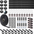 Cable Management Organizer Kit, Desk Cable Organizer, Cable Management Under Desk, Wire Management and Cord Organizer for Home, Office, Standing Desk