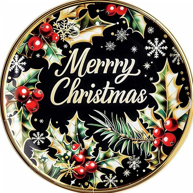 SENQAO Wreath Diamond Art Kits for Adult, Merry Christmas Diamond Painting Kits for Beginners, DIY Full Drill Winter Holdiay Rhinestone Diamond Dots Gem Painting Art Craft Home Decor 12 x12 Inch