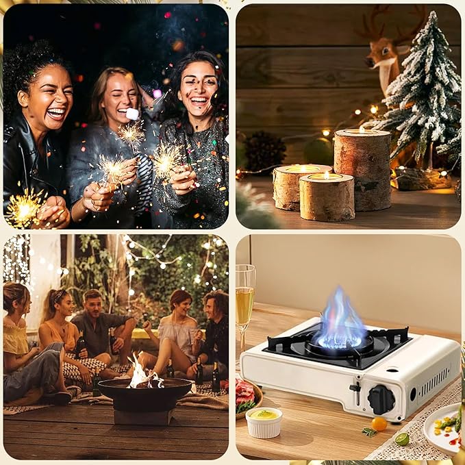 VEHHE Rechargeable Lighter, Windproof Flameless Extended Electric Candle Lighter with Anti-False-Touch Lock for Birthday BBQ Camping-Rose Gold