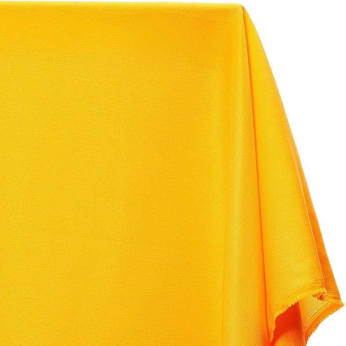 Ottertex® Polyester Ripstop Fabric (DWR) 200 Denier 6.6oz 58/60" Wide Waterproof Tent Water Repellent Dustproof Airtight Inflatable Flag Tarp Cover Excellent Fabric for Kites (Sunflower, 5 Yard)