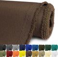 Waterproof Canvas Fabric by The Yard 58inch 600D Upholstery Material Polyester Fabric Outdoor Water Resistant Fabric for Sewing Chair Patio Cushion Purse Bag Interior, 6 Yard Brown