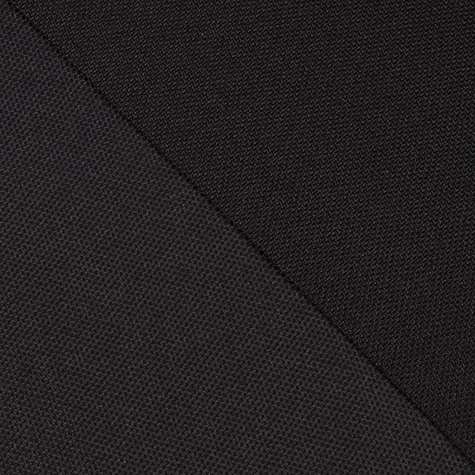 Soft Waterproof Canvas Fabric PU Backing, 600 Denier Ripstop UV Protection 18 x 60 Inch Canvas Cordura Fabric for Outdoor/Indoor, DIY Crafts, Bags, Awning, Marine, Furniture Cover(Black)