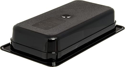 Carlisle FoodService Products Storplus High Heat Food Pan Steam Table Pan, Chafing Pan for Catering, Buffets, Restaurants, High Heat Plastic, 1/3 Size 2.5 Inches Deep, Black, (Pack of 6)