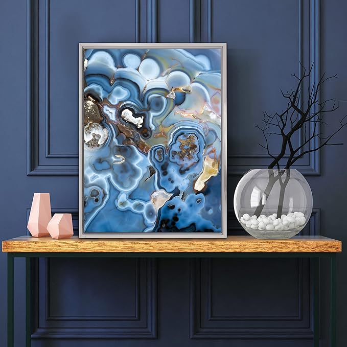 Pixy Canvas Floater Frame 20x40 for 1.5 inch Deep Canvas Paintings/Canvas Prints/Wood Canvas Panels/Wall Art/Wall Decor/Home Decor/Artwork (Chrome, 20 x 40 inch, Portrait)