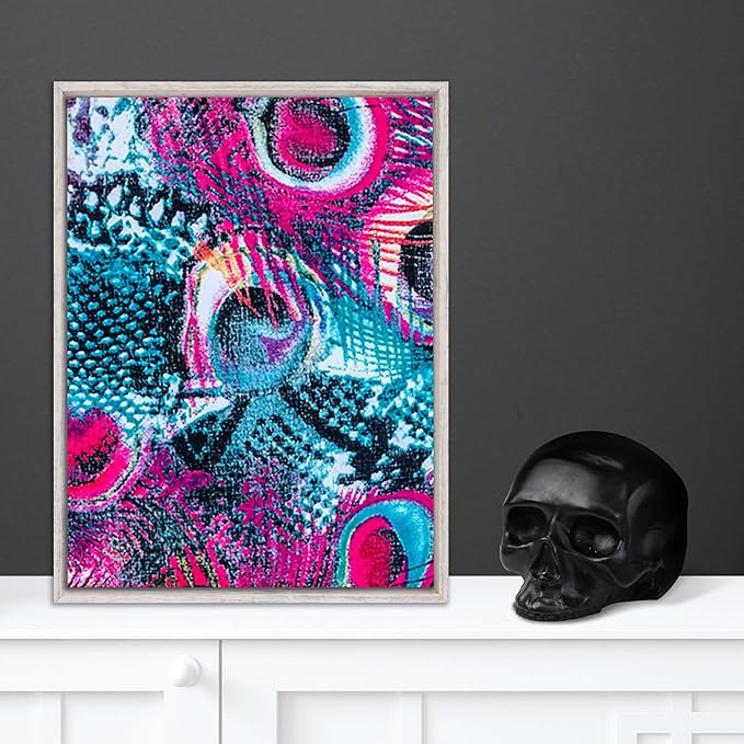 Pixy Canvas Floater Frame 10x12 for 1-1/2 (1.5) inch Deep Canvas Paintings/Canvas Prints/Wood Canvas Panels/Wall Art/Wall Decor/Home Decor/Artwork (Distressed White, 10 x 12 inch, Portrait)