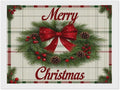 AIVKIEJK Diamond Painting Kits for Adults - Red Bow & Green Leaves Merry Christmas Painting DIY 5D Full Drill Diamond Dots Paintings with Diamonds Gem Art and Crafts Home Decor 12"x16"