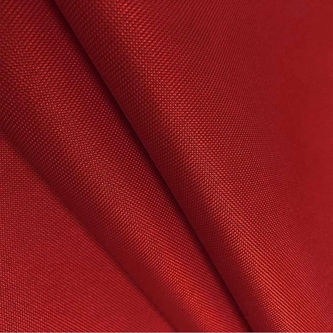 Foreate Waterproof Canvas Fabric by The Yard 600D Upholstery Fabric for Chairs 58" Wide Indoor Outdoor Water Resistant Canvas Polyester Material Sewing DIY Cloth, 5 Yards Red