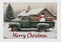 AIVKIEJK Diamond Painting Kits for Adults - Christmas Truck with Snowman & Cabin Winter Painting DIY 5D Full Drill Diamond Dots Paintings with Diamonds Gem Art and Crafts Home Decor 8"x12"