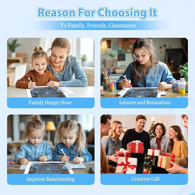 Genius maker Christmas Candle Diamond Painting Kits for Adults, 5D Diamond Art Kit for Adults Beginners, DIY Full Drill Gem Art Diamonds Painting Pictures Crafts Kit for Home Wall Decor 12x16inch