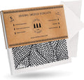 SUPERSCANDI 5 Pack Swedish Dishcloths for Kitchen - 100% Biodegradable & Compostable Reusable Paper Towels Washable, Food-Safe & Without Plastic - Dish Rags for Any Surface, Line Knitting Black