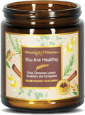 Natural Candle Made from 100% Handmade Coconut Wax with No Soy, Beeswax or Paraffin - Vegan Clean Burning Non Toxic Candles for Home - Scented Candles for Home – Hollistic Blend Candle Jar, 8 oz