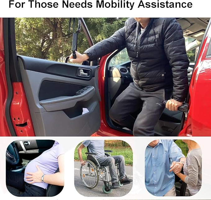 3 in 1 Car Door Handle for Elderly-Car Handle Assist - Standing Mobility Aid Tool -Grab Hanlde - Door Latch for Seniors