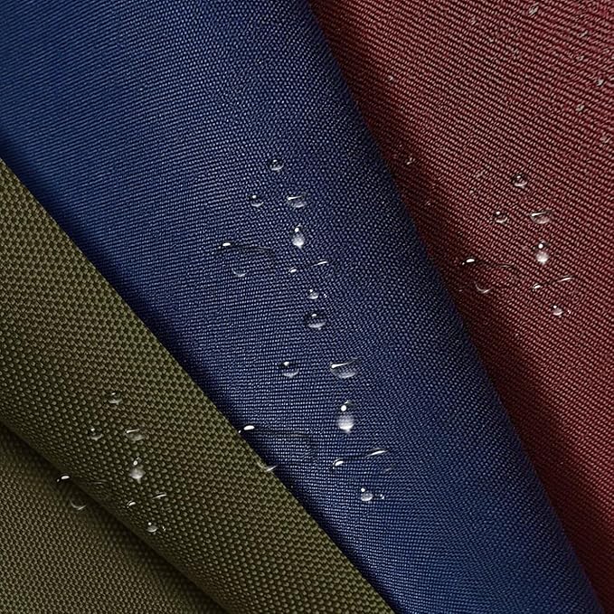 Waterproof Canvas Cloth Fabric by The Yard 60" W 600D Oxford Polyester Upholster Fabric Water Resistant Material for Outdoor Furniture Chair Cushion Cover DIY Sewing (1 Yards, Army Green)
