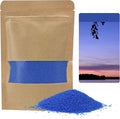 Monivi Scented Candle Sand 1.1lb Blue Pearled Candle Beads Sand Candles with Wicks for Mothers Day Gift 85 Burn Hours Refillable Candle Wax for DIY Candle Making(Scented Mid Summer Night)