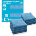 E-Cloth Microfiber Cloth, World's Leading Premium Microfiber Cleaning Cloth, Twice as Durable as Competition, 1 Year Guarantee, Ideal for Kitchen, Countertops, Sinks, and Bathrooms, Blue, 8 Pack