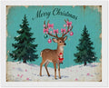 AIVKIEJK Diamond Painting Kits for Adults - Merry Pink Christmas Santa Deer & Tree Painting DIY 5D Full Drill Diamond Dots Paintings with Diamonds Gem Art and Crafts Home Decor 16"x20"