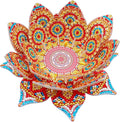 5D DIY Diamond Art Painting PVC Flower Candle Holders Tealight/Tea Light/Votive Candle Holder, for Table Centerpiece Home Décor Party Wedding Dinning-Flower05