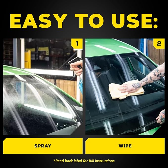 Meguiar's Waterless Wash Kit - This Premium Car Detailing Kit Gently Removes Dirt and Grime, Adds Shine and Protects Several Surfaces on Your Car Without Water – Get Amazing Results Detailing Anywhere