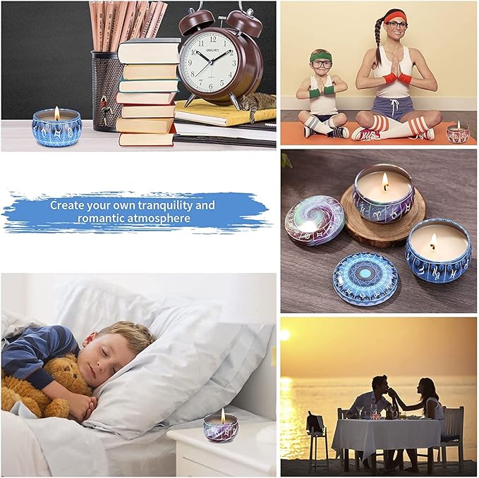 DIY Wax Candle Making kit, DIY Beginner Candle Kit Soy Candles Manufacturing Candle Plug Boxes Spoon and Media TH0JY-1210