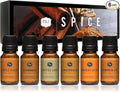 P&J Trading Fragrance Oils for Diffusers for Home Spice Set Fragrance Scents for Candle Making - Soap Making Supplies - Car Diffuser Scents - Essential Home Gift Set - Apple Cider, Cinnamon & More