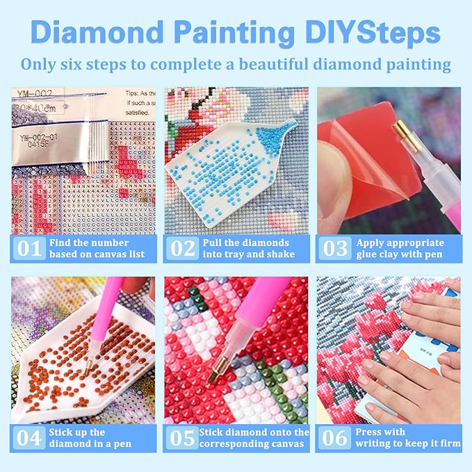 Reivworl Otter Diamond Art Kits for Adults, Otter Diamond Painting Kits, 5D Gem Art Kit for Gifts and Home Interior Decor 12x16 Inch