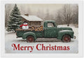 AIVKIEJK Diamond Painting Kits for Adults - Christmas Truck with Snowman & Cabin Winter Painting DIY 5D Full Drill Diamond Dots Paintings with Diamonds Gem Art and Crafts Home Decor 8"x12"