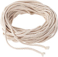 65.5 Ft Cotton Wicks for Oil Lamps, 1/8 in Braided Round Candle Wicks Replacements for Oil Candle Wicks, Candlemaking, Candle Supplies (20m)