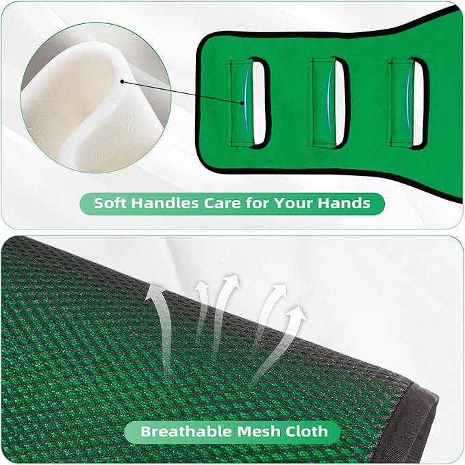 Transfer Sling, Lift Assist Gait Belts for Seniors, Transfer Belt for Elderly and Disabled, Bed Assist Mobility Belt for Patient Care
