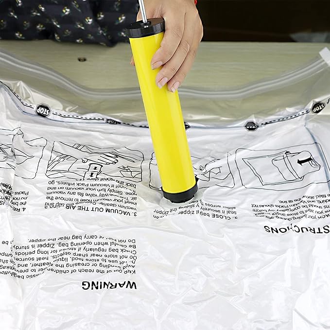 Vacuum Storage Bags-Space Saving Air Tight Compression-Shrink Down Closet Clutter, Store and Organize Clothes, Linens, Seasonal Items by Everyday Home