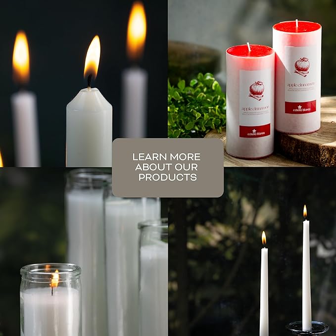 2x8 inch 7 Day White Prayer Candles in Clear Glass Jars, Set of 3 Unscented Devotional Candles, up to 90 Hours Burn, Religious Candles for Vigils, Memorials, Meditation, Emergency