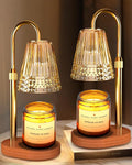 TATAANTY Candle Warmer Lamp for Scented Jar Candles: Height Adjustable Electric Wax Melt Warmer with Timer & Dimmer, Gifts for Women Mom, Birthday New Home Room Decor