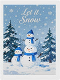 AIVKIEJK Diamond Painting Kits for Adults - Merry Christmas Snowman Winter Painting DIY 5D Full Drill Diamond Dots Paintings with Diamonds Gem Art and Crafts Home Decor 12"x16"