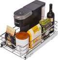 HOLDN’ STORAGE Pull Out Cabinet Organizer, Slide Out Drawer for Kitchen Cabinets & Pantry, Roll Out Shelf for Pots, Pans & Under Sink Storage, Heavy-Duty Full-Extension, 11"W x 21"D x 5"H