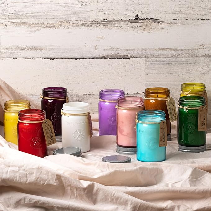 Paddywax Scented Candles Relish Collection Soy Wax Artisan Candle in Glass Jar with Lid, 9.5-Ounce, Gardenia + Tuberose