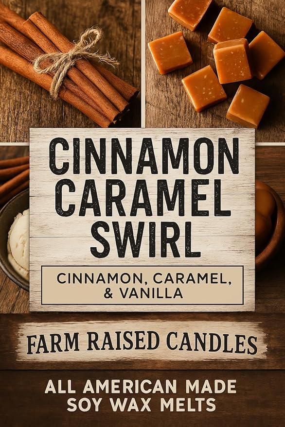 Farm Raised Candles - USA Grown Soy Wax Melts - Fall Spice - Bakery Variety Pack – 5 Pack, 16oz Total – Wax Melts Warmer Scents – Cinnamon, Pumpkin, Pecan Waffles, Cozy Kitchen Scents