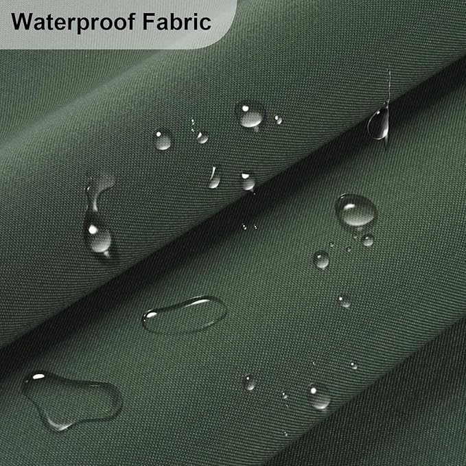 Waterproof Canvas Fabric - 58" Wide 600D Upholstery Polyester Material - Durable Indoor Outdoor Water Resistant Fabric for Furniture Cover Cushion Home Awning Tent (Burnt Olive, 1 Yard)