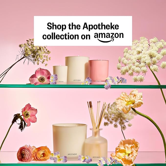 Apotheke Signature Scented Candles for Home, Elderflower Sugar