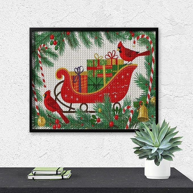 AIVKIEJK Diamond Painting Kits for Adults - Christmas Celebration Halloween Painting DIY 5D Full Drill Diamond Dots Paintings with Diamonds Gem Art and Crafts Home Decor 16"x20"
