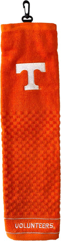 Team Golf NCAA Tennessee Volunteers Embroidered Golf Towel Embroidered Golf Towel, Checkered Scrubber Design, Embroidered Logo