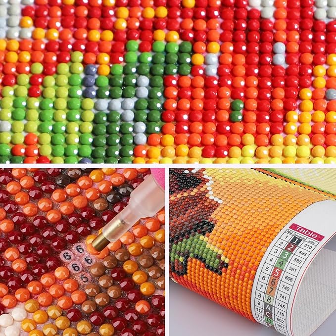 SENQAO Christmas Tree Diamond Art Kits for Adult, Candy House Diamond Painting Kits for Beginners, DIY Full Drill Winter Holdiay Rhinestone Diamond Dots Gem Painting Art Craft Home Decor 12 x12 Inch