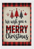 AIVKIEJK Diamond Painting Kits for Adults - Merry Christmas Welcome Painting DIY 5D Full Drill Diamond Dots Paintings with Diamonds Gem Art and Crafts Home Decor 8"x12"