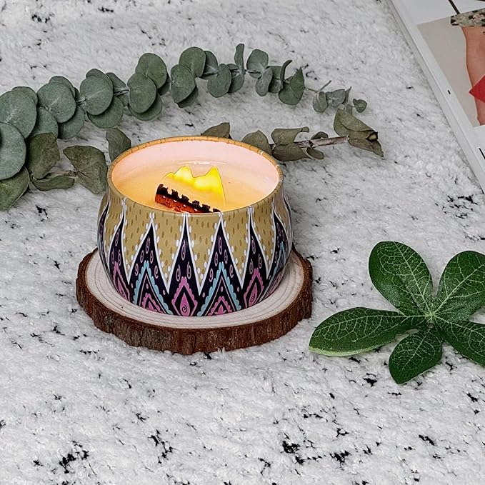 4 oz 12 Pcs Candle Tins 6 Colors Premium Candle Jars