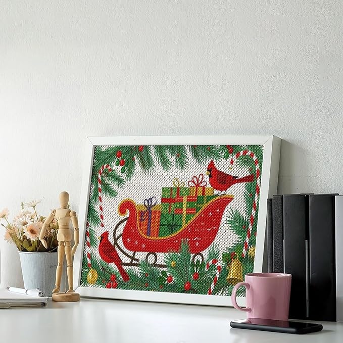 AIVKIEJK Diamond Painting Kits for Adults - Christmas Celebration Halloween Painting DIY 5D Full Drill Diamond Dots Paintings with Diamonds Gem Art and Crafts Home Decor 12"x16"