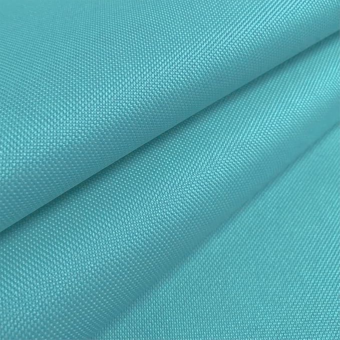 Foreate Waterproof Canvas Fabric by The Yard 600D Upholstery Fabric for Chairs 58" Wide Indoor Outdoor Water Resistant Canvas Polyester Material Sewing DIY Cloth, 15 Yards Pale Turquoise