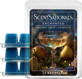 Scentsationals Wax Melts, Wax Cubes Strong Scent - Enchanted - Long Lasting Scented Melts for Warmer, 10oz (24-Cubes)
