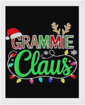 AIVKIEJK Diamond Painting Kits for Adults - Grammie Claus Grandma Christmas Xmas Painting DIY 5D Full Drill Diamond Dots Paintings with Diamonds Gem Art and Crafts Home Decor 16"x20"
