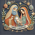 antor Christmas Diamond Painting Kit, 5D Special Shape Diamond Art for Adults, Baby Jesus Nativity Scene DIY Crystal Rhinestones Diamond Painting, Religious Christmas Home Wall Decor Crafts Gift